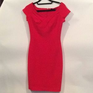 Red Lipstick Mid- Length Cocktail Dress